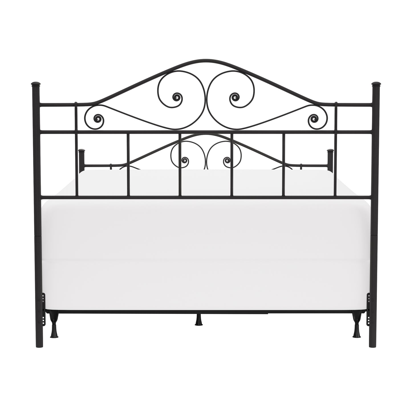 Hillsdale Furniture Harrison Queen Metal Bed, Textured Black