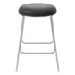 Hillsdale Furniture Southlake Backless Metal Counter Height Stool, Chrome with Black Vinyl