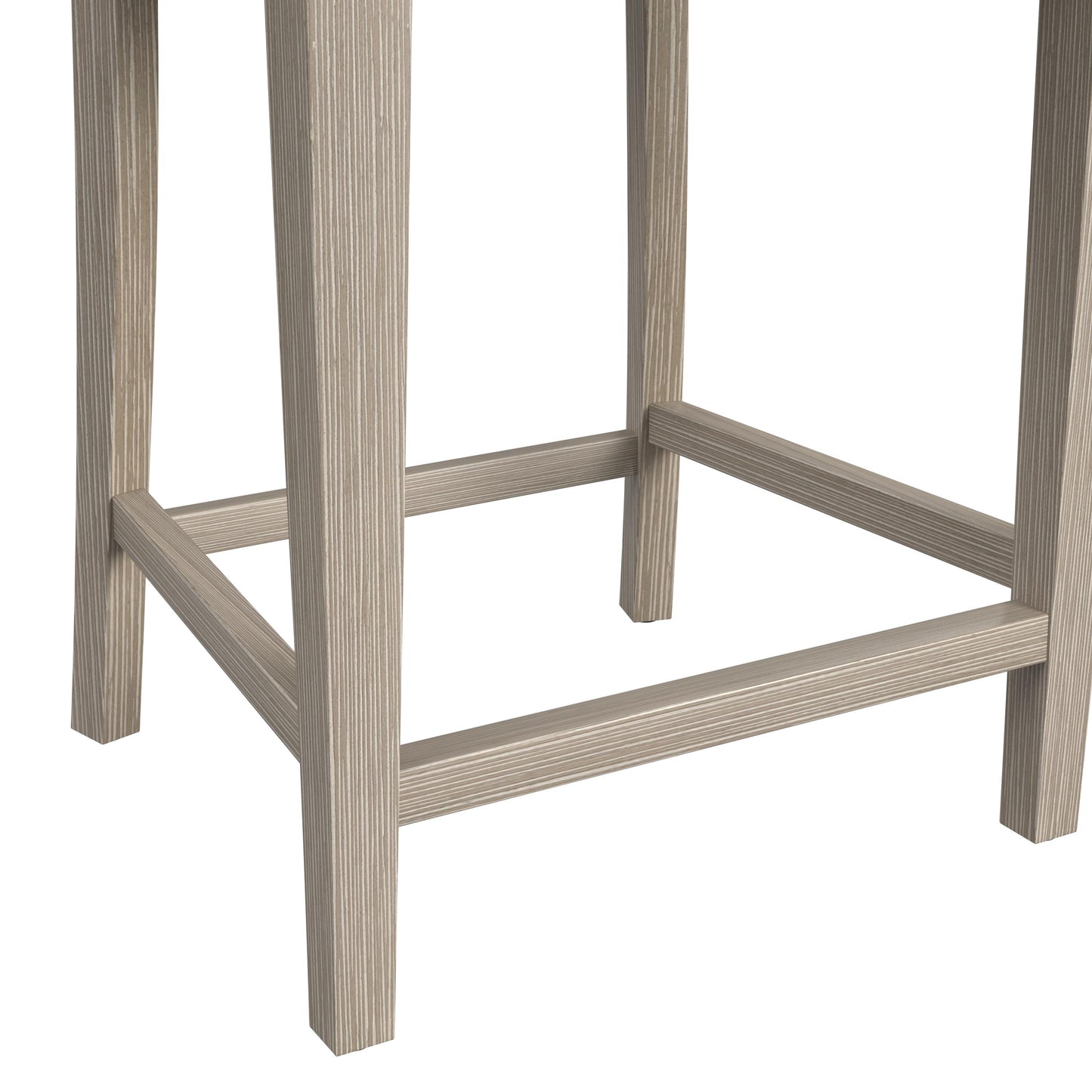 Hillsdale Furniture Bayview Wood Counter Height Stool, Set of 2,  White Wire Brush