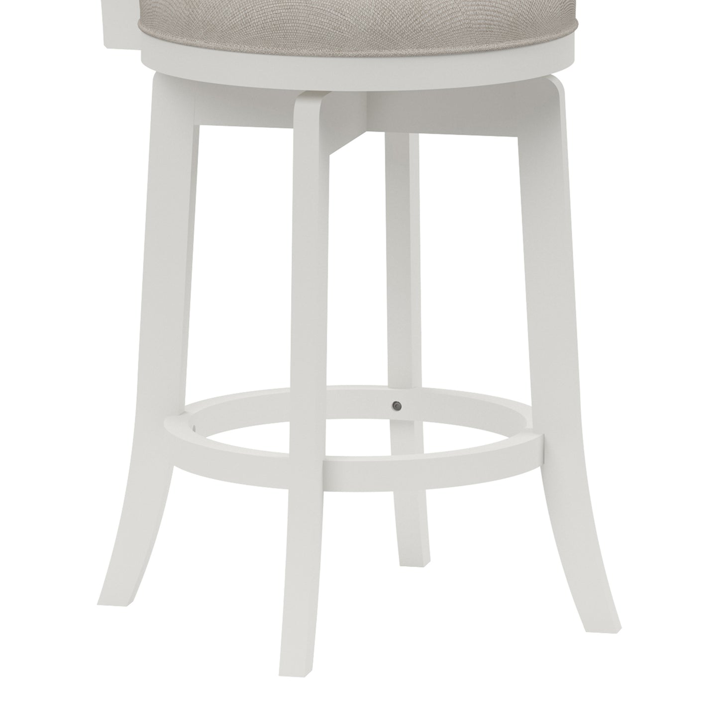 Hillsdale Furniture Elliott Wood Counter Height Swivel Stool, White