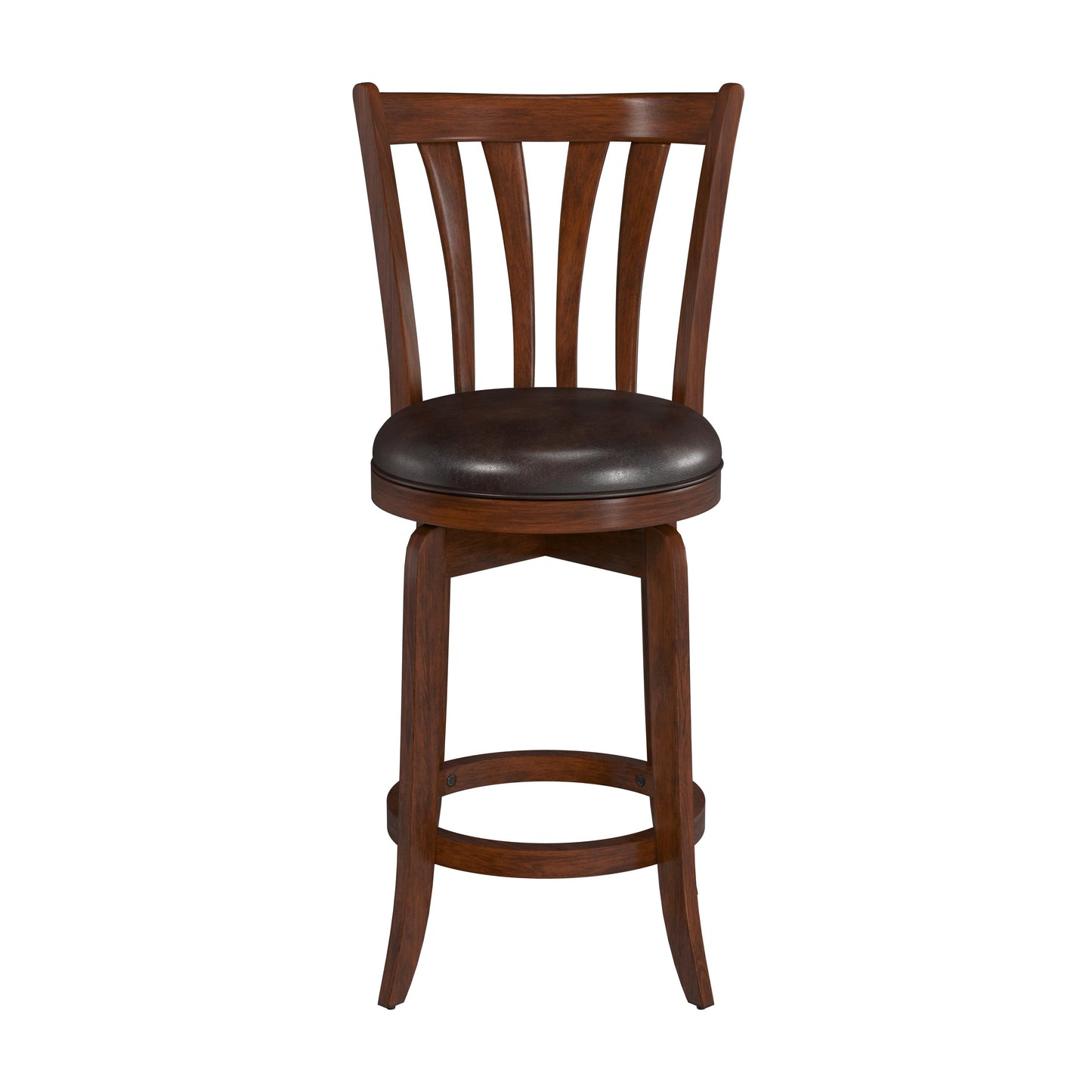 Hillsdale Furniture Savana Wood Counter Height Swivel Stool, Cherry