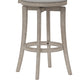 Hillsdale Furniture Sloan Wood Bar Height Swivel Stool, Aged Gray