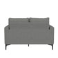 Hillsdale Furniture Alamay Upholstered Loveseat, Smoke