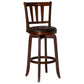 Hillsdale Furniture Presque Isle Wood Bar Height Swivel Stool, Cherry