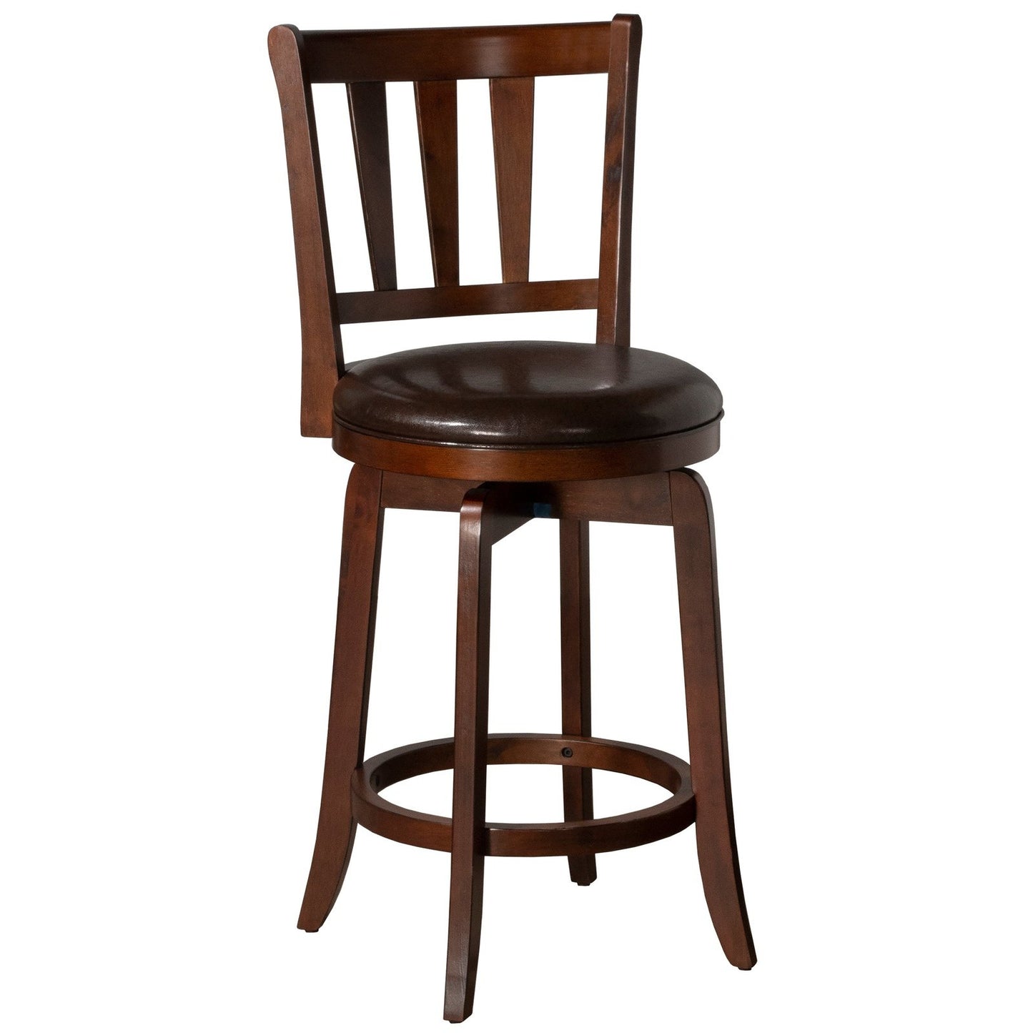 Hillsdale Furniture Presque Isle Wood Counter Height Swivel Stool, Cherry