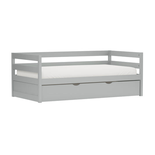 Hillsdale Kids and Teen Caspian Daybed with Trundle, Gray