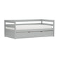 Hillsdale Kids and Teen Caspian Daybed with Trundle, Gray