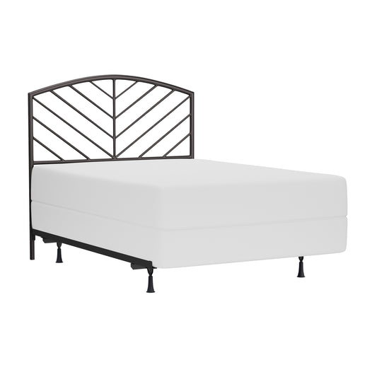 Hillsdale Furniture Essex Metal Full Headboard with Frame, Gray Bronze