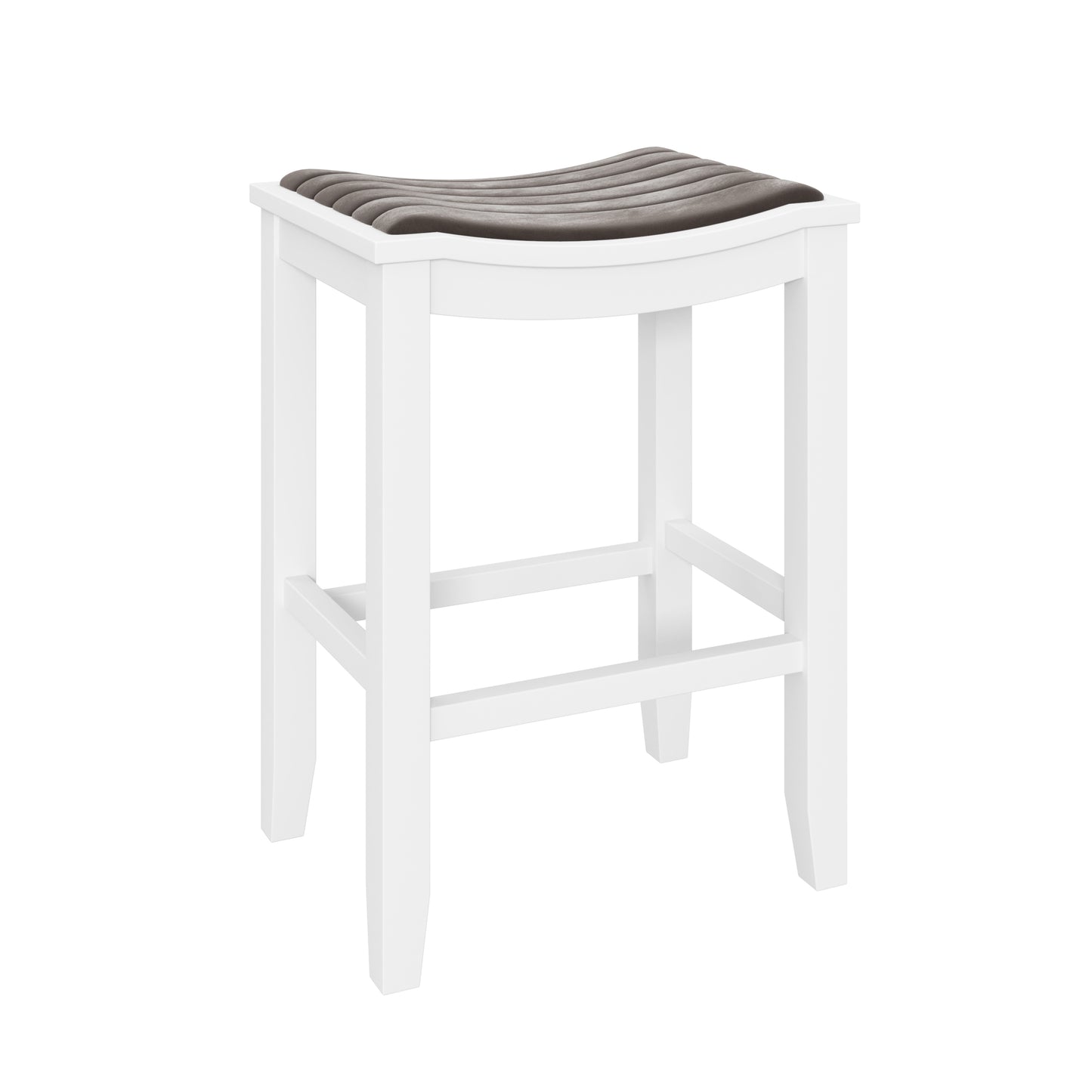 Hillsdale Furniture Avant Wood Backless Counter Height Stool, White