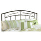 Hillsdale Furniture Morris King Metal Headboard, Magnesium Pewter
