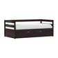 Hillsdale Kids and Teen Caspian Twin Daybed with Trundle, Chocolate