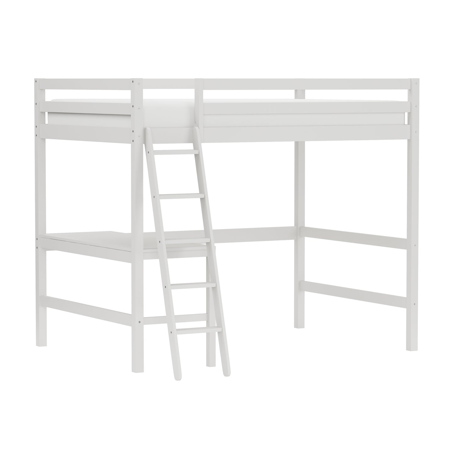 Hillsdale Kids and Teen Caspian Full Loft Bed, White