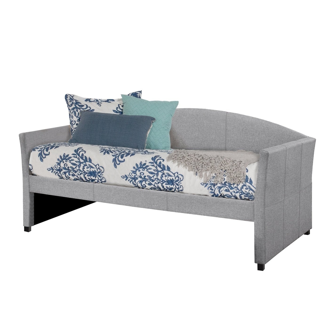 Hillsdale Furniture Westchester Upholstered Twin Daybed, Smoke Gray