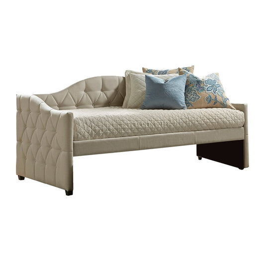 Hillsdale Furniture Jamie Upholstered Twin Daybed, Cream
