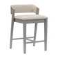 Hillsdale Furniture Dresden Wood Counter Height Stool, Distressed Gray