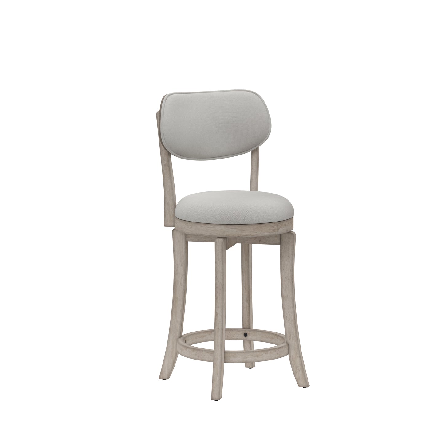 Hillsdale Furniture Sloan Wood Counter Height Swivel Stool, Aged Gray