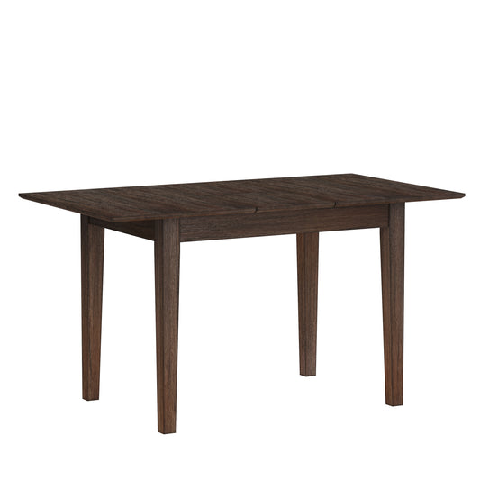 Hillsdale Furniture Spencer Wood Dining Table, Dark Espresso Wire Brush