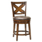 Hillsdale Furniture Sunhill Wood Swivel Counter Height Stool, Rustic Oak