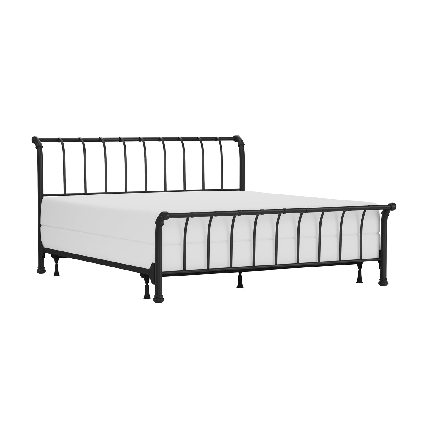 Hillsdale Furniture Janis King Metal Bed, Textured Black