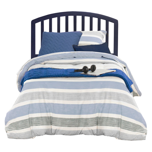 Hillsdale Furniture Carolina Wood Twin Headboard with Frame, Navy