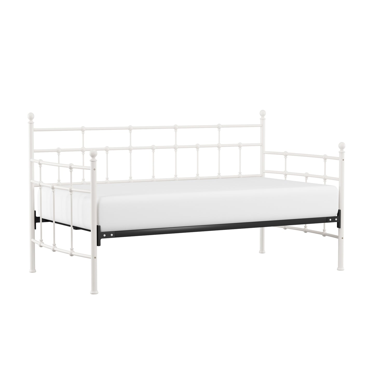 Hillsdale Furniture Providence Metal Twin Daybed, Soft White