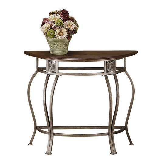 Hillsdale Furniture Montello Metal Console Table, Old Steel