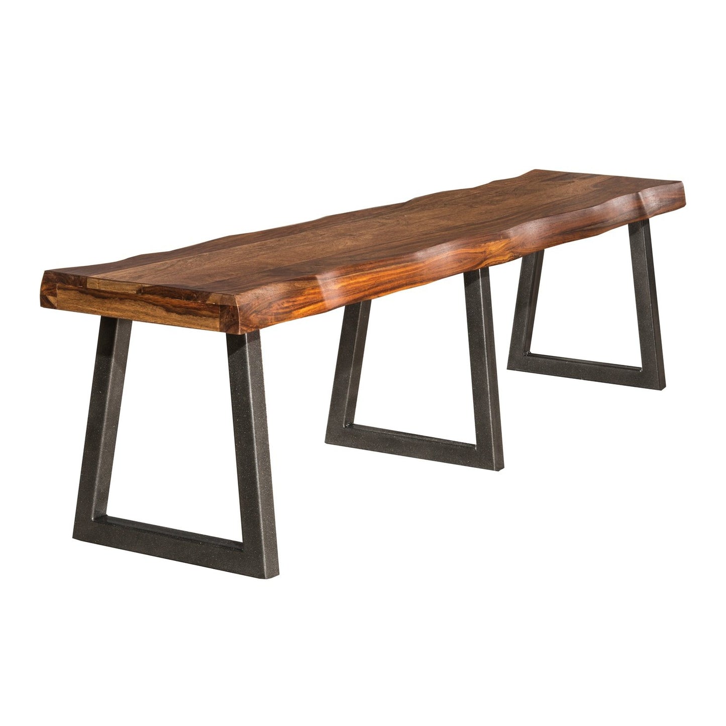 Hillsdale Furniture Emerson Wood Bench, Natural Sheesham