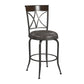 Hillsdale Furniture Killona Metal Counter Height Swivel Stool, Antique Pewter