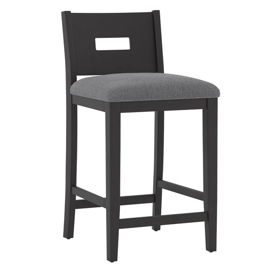 Hillsdale Furniture Allbritton Wood Counter Height Stool, Black