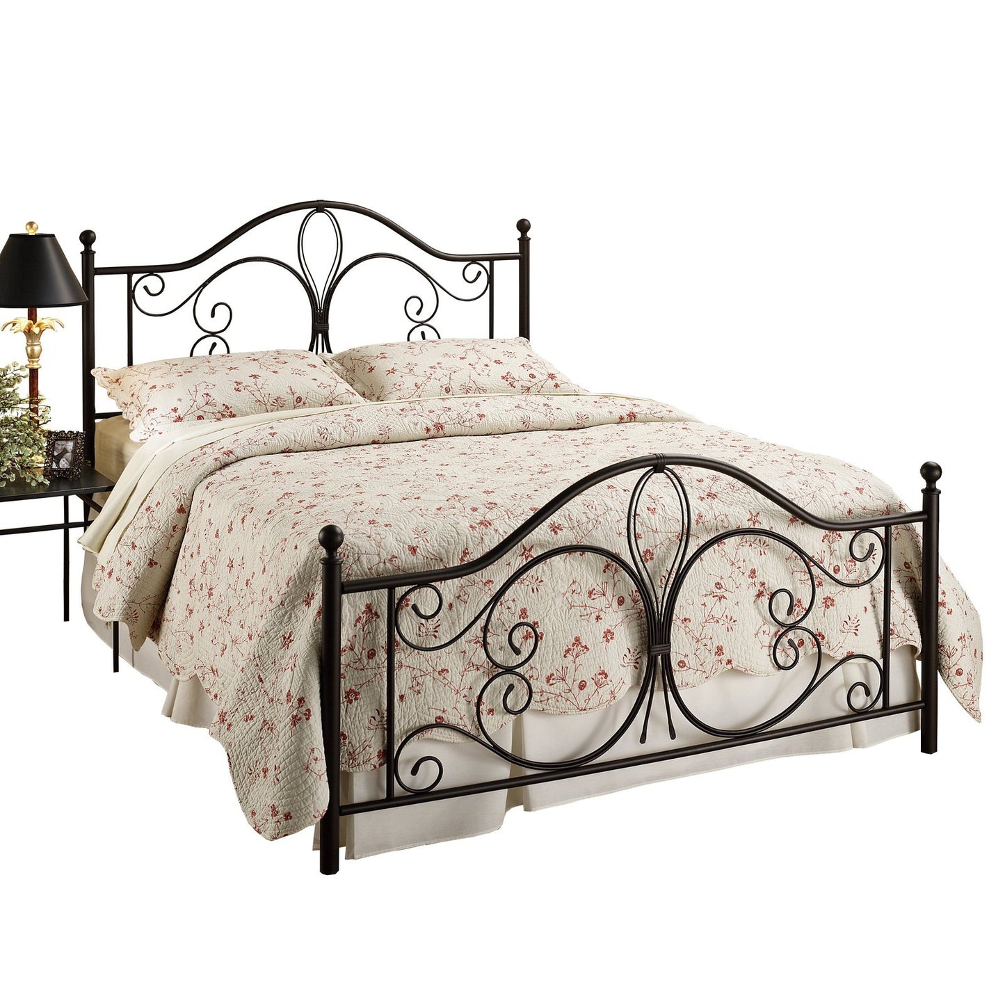 Hillsdale Furniture Milwaukee Queen Metal Bed, Antique Brown