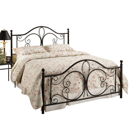 Hillsdale Furniture Milwaukee Queen Metal Bed, Antique Brown