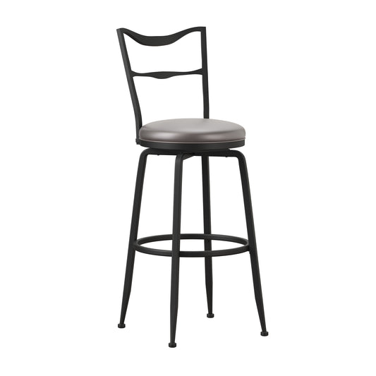 Hillsdale Furniture Larimore Metal Bar Height Stool, Black