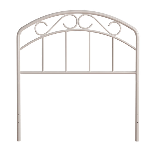 Hillsdale Furniture Jolie Twin Metal Headboard, Textured White