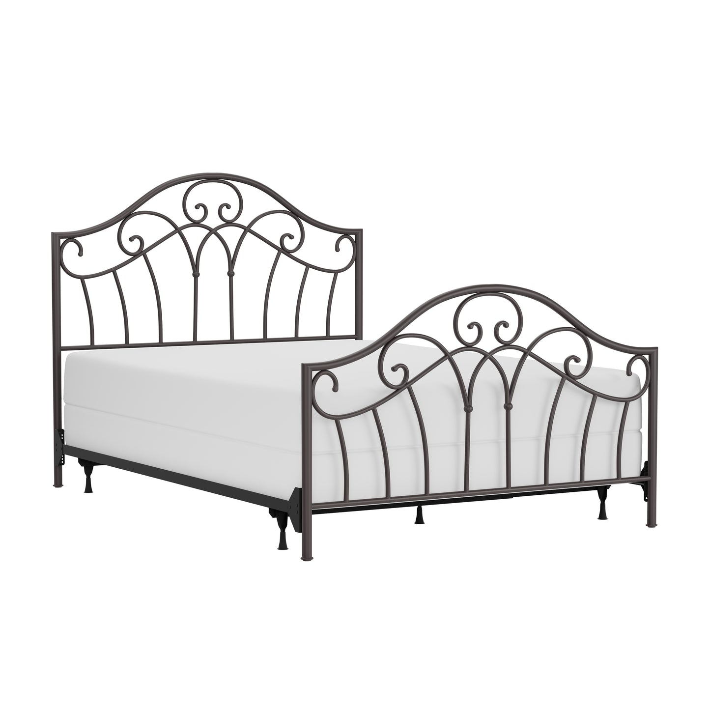 Hillsdale Furniture Josephine Queen Metal Bed, Metallic Brown