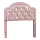 Hillsdale Furniture Karley Twin Upholstered Headboard, Pink Faux Leather