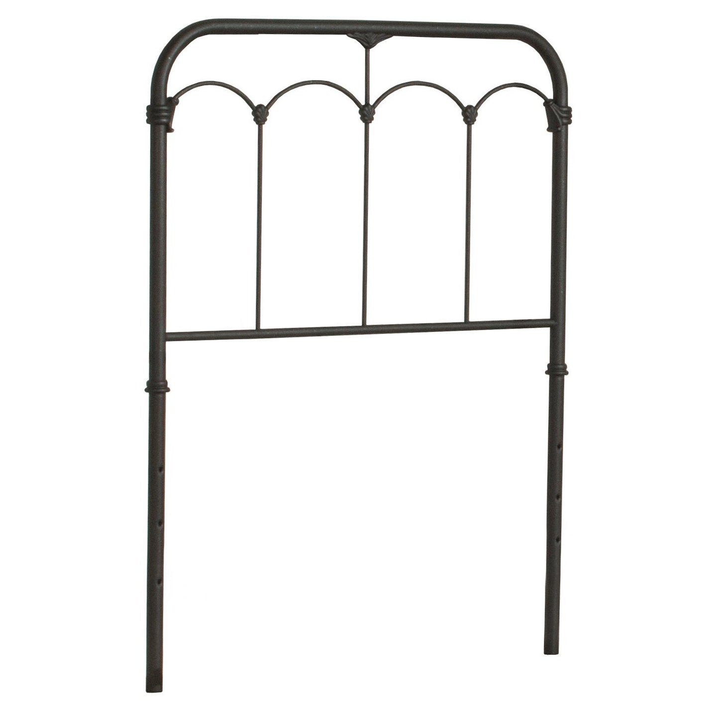 Hillsdale Furniture Jocelyn Twin Metal Headboard, Black Sparkle