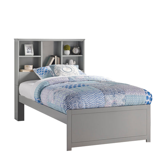 Hillsdale Kids and Teen Caspian Twin Bookcase Bed, Gray