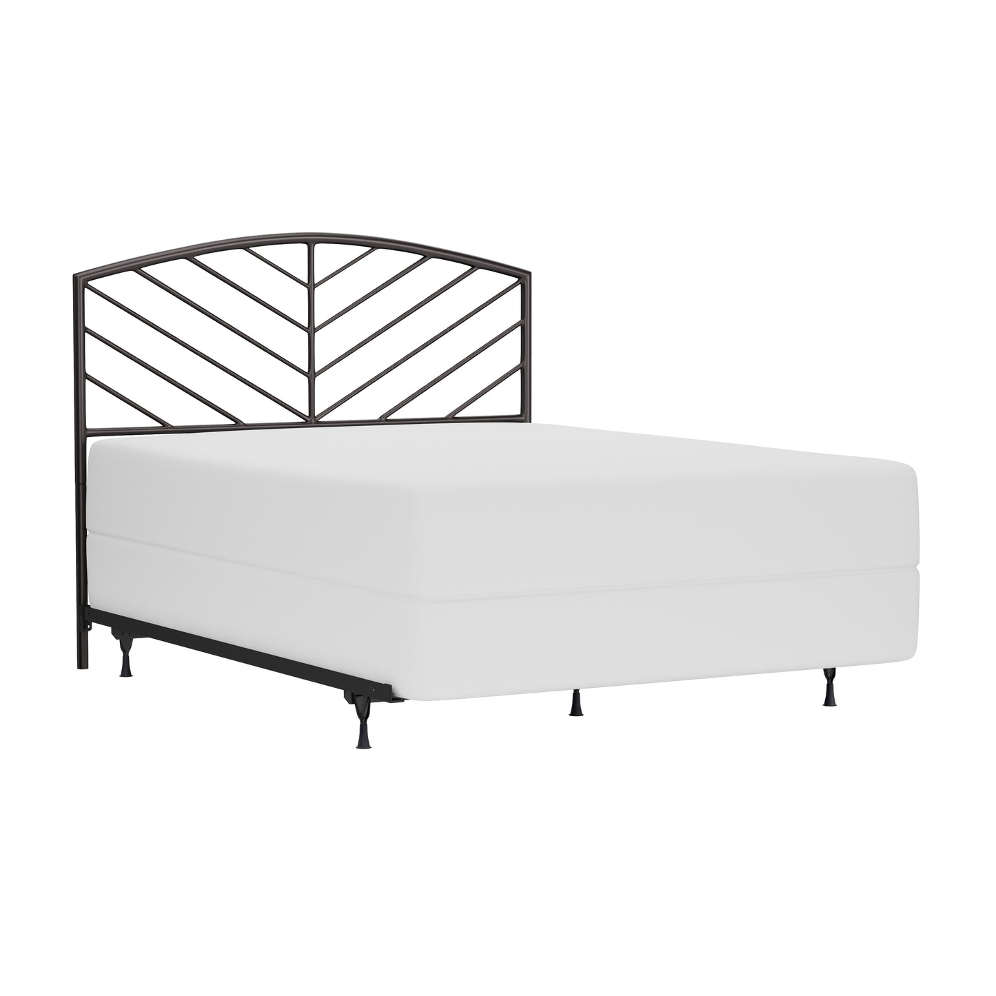 Hillsdale Furniture Essex Metal Queen Headboard with Frame, Gray Bronze