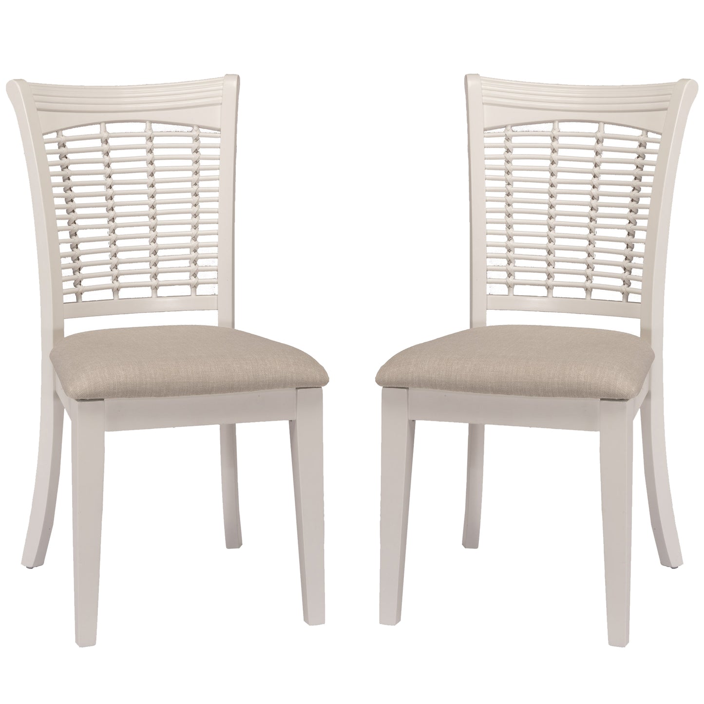 Hillsdale Furniture Bayberry Wood Dining Chair, Set of 2, White