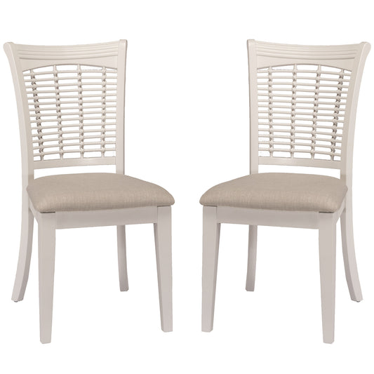 Hillsdale Furniture Bayberry Wood Dining Chair, Set of 2, White
