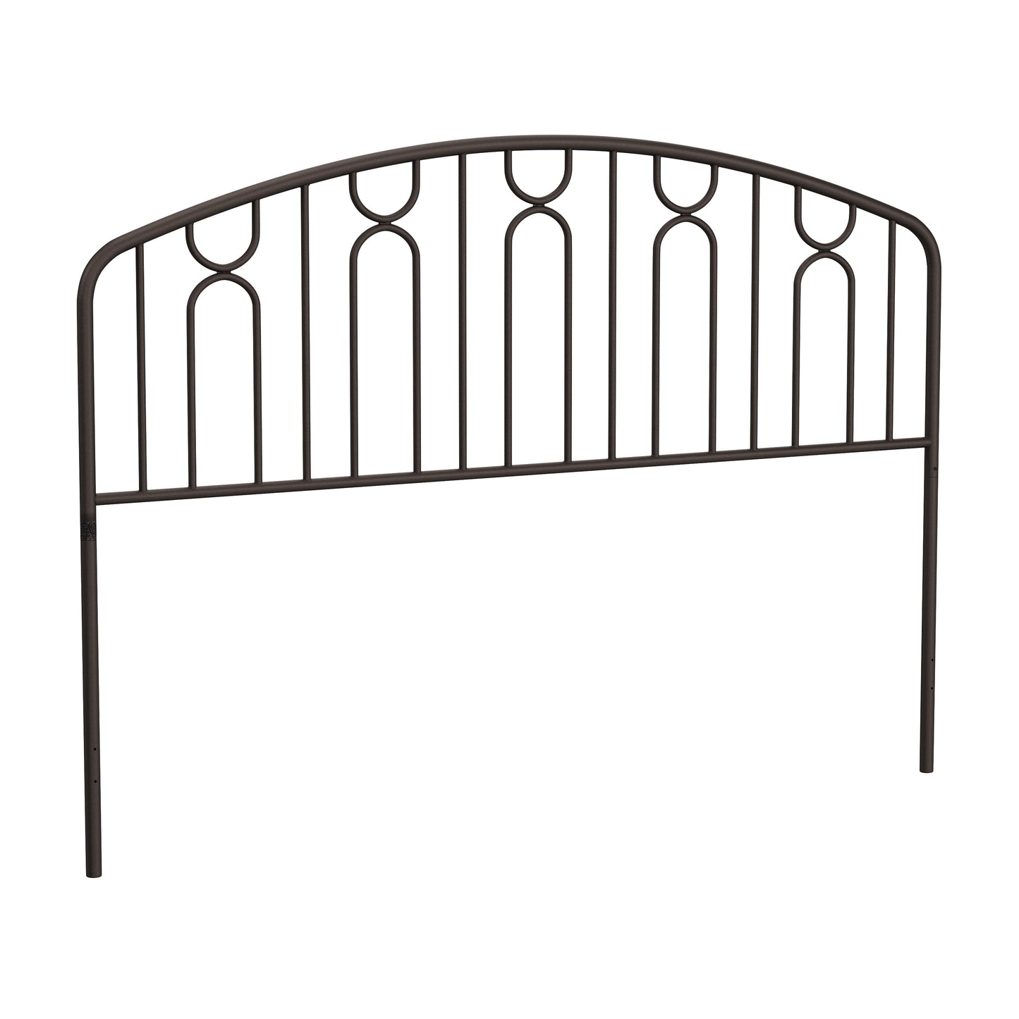 Hillsdale Furniture Riverbrooke Metal Arch Scallop Full/Queen Headboard, Bronze