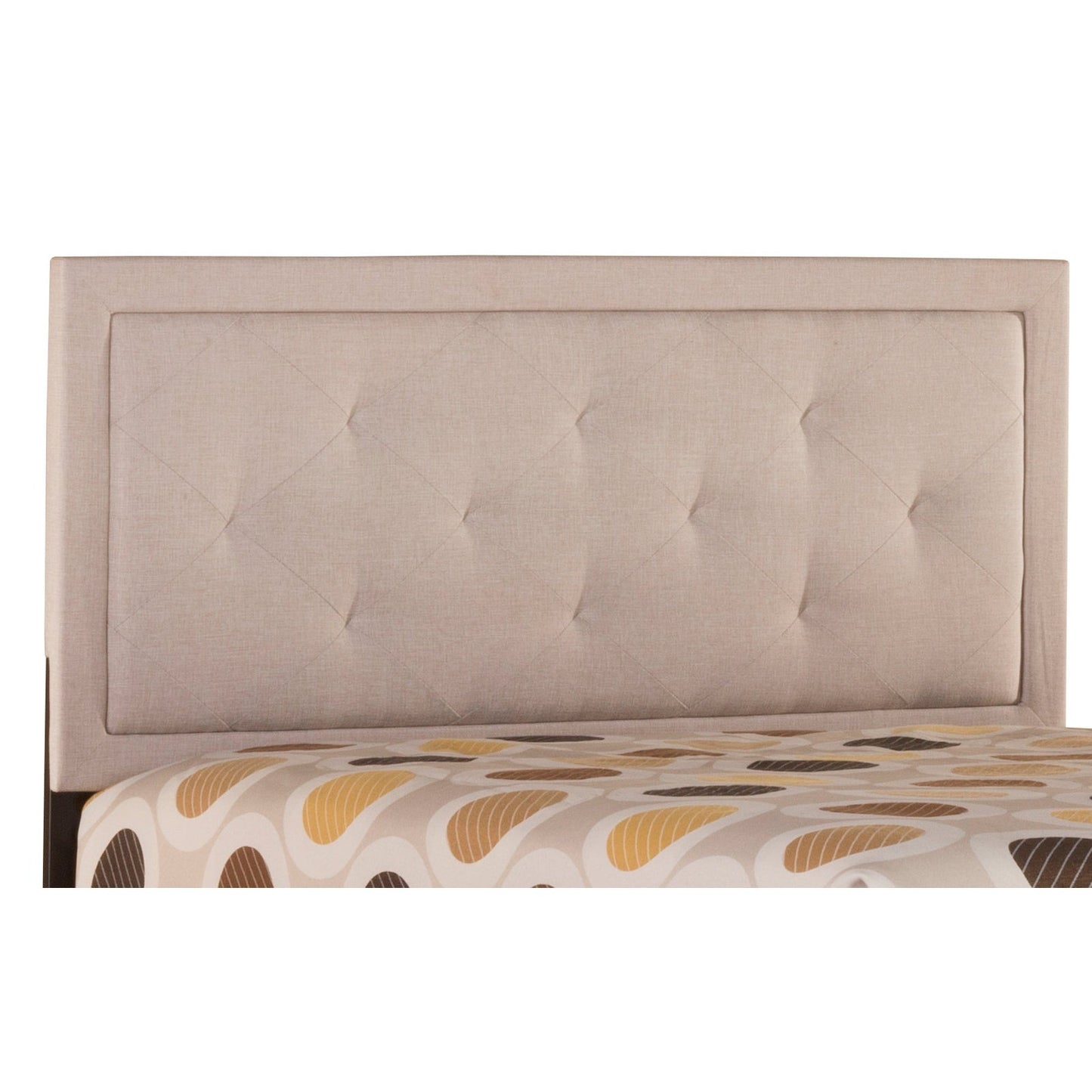 Hillsdale Furniture Becker Twin Upholstered Headboard with Frame, Cream