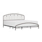 Hillsdale Furniture Riverbrooke Metal Arch Scallop King Bed, Bronze