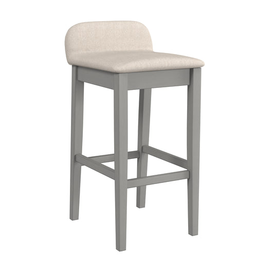 Hillsdale Furniture Maydena Wood Bar Height Stool, Distressed Gray