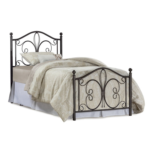 Hillsdale Furniture Milwaukee Twin Metal Bed, Antique Brown