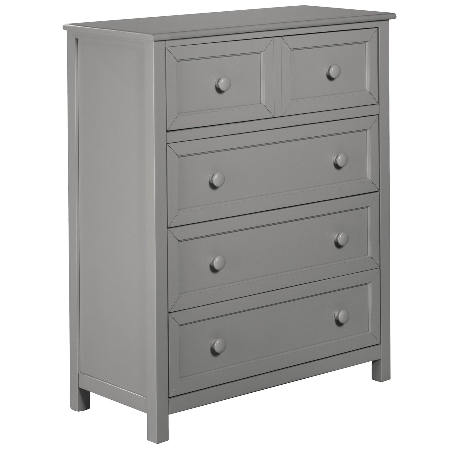 Hillsdale Kids and Teen Schoolhouse 4.0 Wood 4 Drawer Chest, Gray