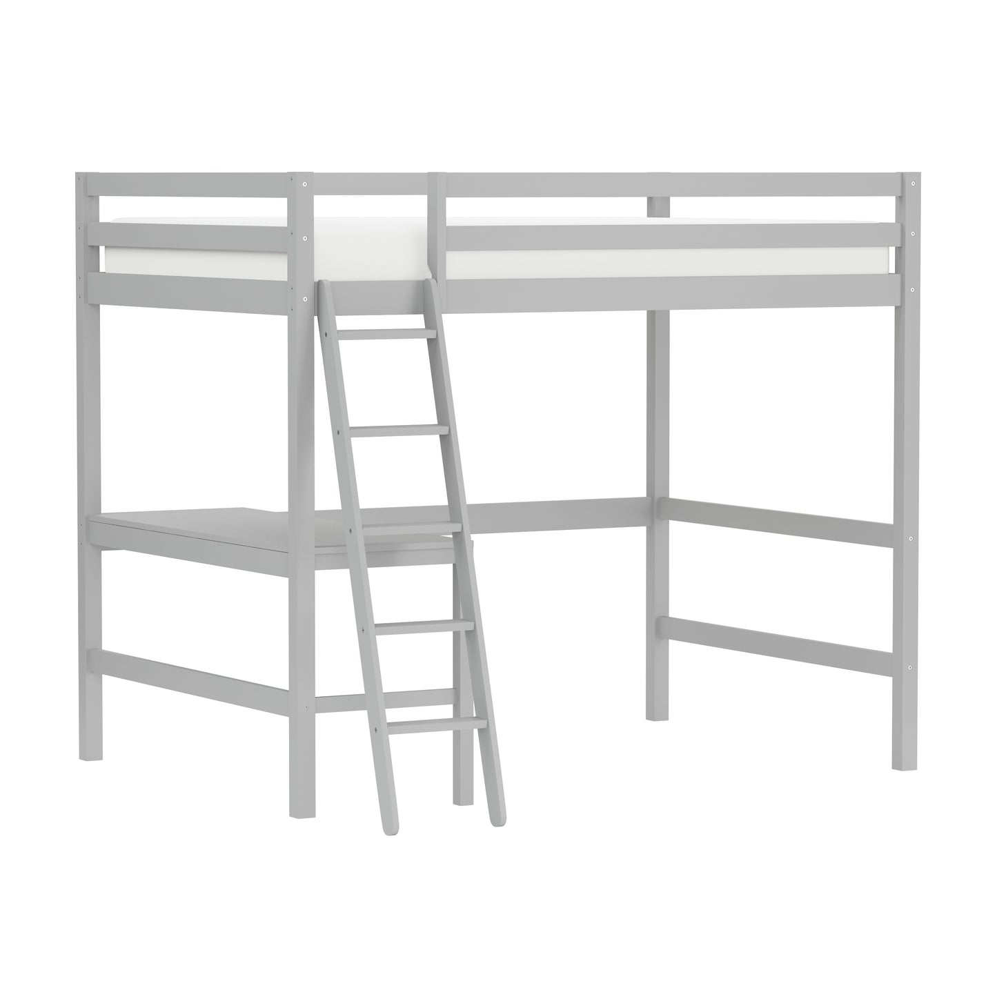 Hillsdale Kids and Teen Caspian Full Loft Bed, Gray