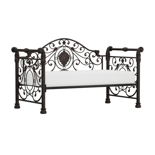 Hillsdale Furniture Mercer Metal Twin Daybed, Antique Brown
