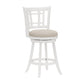 Hillsdale Furniture Fairfox Wood Counter Height Swivel Stool, White