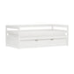 Hillsdale Kids and Teen Caspian Twin Daybed with Trundle, White